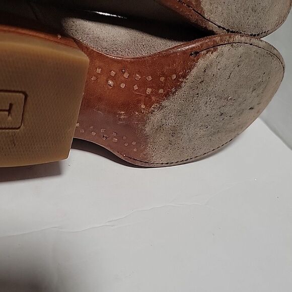 Tecovas The LUCY Suede Calfskin Cowgirl Bootie Women Size 8 B  Granite Beige - Picture 7 of 7